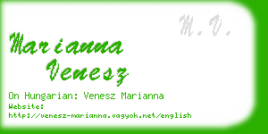 marianna venesz business card